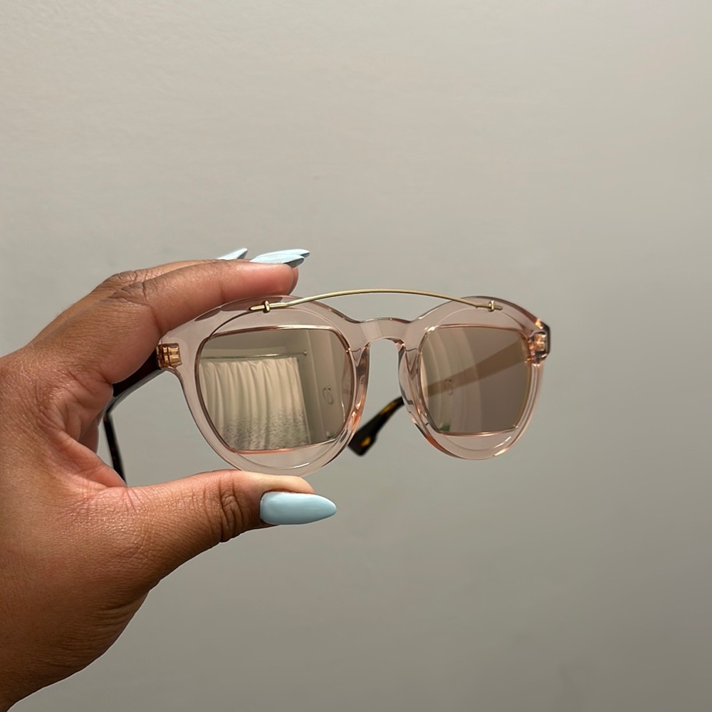 DIOR Mania 50MM Mirrored Round Sunglasses